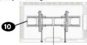 SANUS VXL7 - WARNING: Avoid potential personal injuries! These areas could be pinch points when sliding back together. - 3