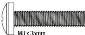 SANUS VXL7 - TV Screws - 6