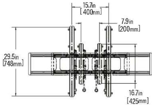 SANUS VXL7 - Dimensions - 1