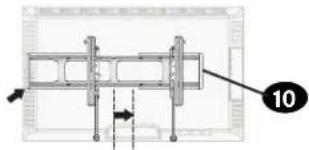 SANUS VXL7 - WARNING: Avoid potential personal injuries! These areas could be pinch points when sliding back together. - 4