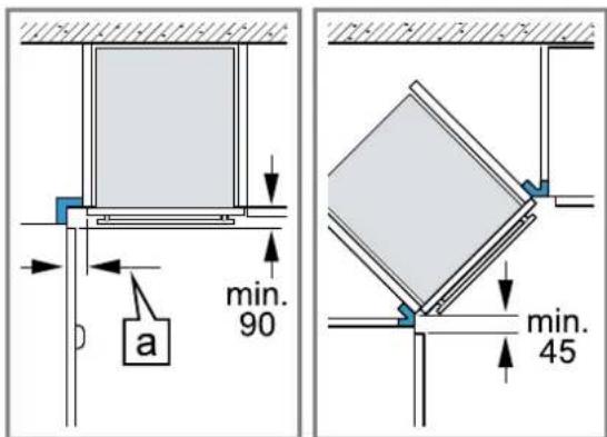 NEFF B5AVM7AG7F - Installation dans un angle - 1
