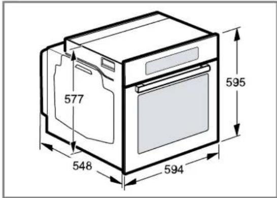 NEFF B5AVM7AG7F - Dimensions de l'appareil - 1