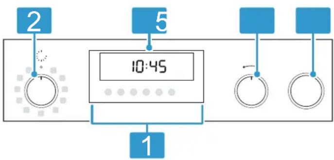 NEFF B5AVM7AG7F - Éléments de commande - 1