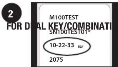 Master Lock STW082GTCML - Preparing your safe for first time use - 2