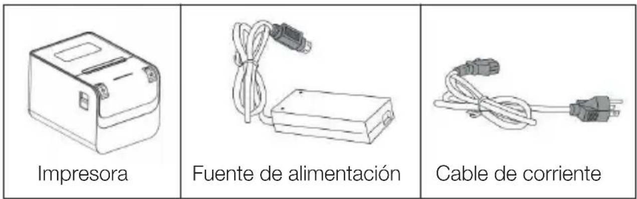 Impresora Fuente de alimentación Cable de corriente