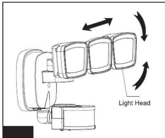 Vaxcel T0702 - Adjusting the Light Head: - 2