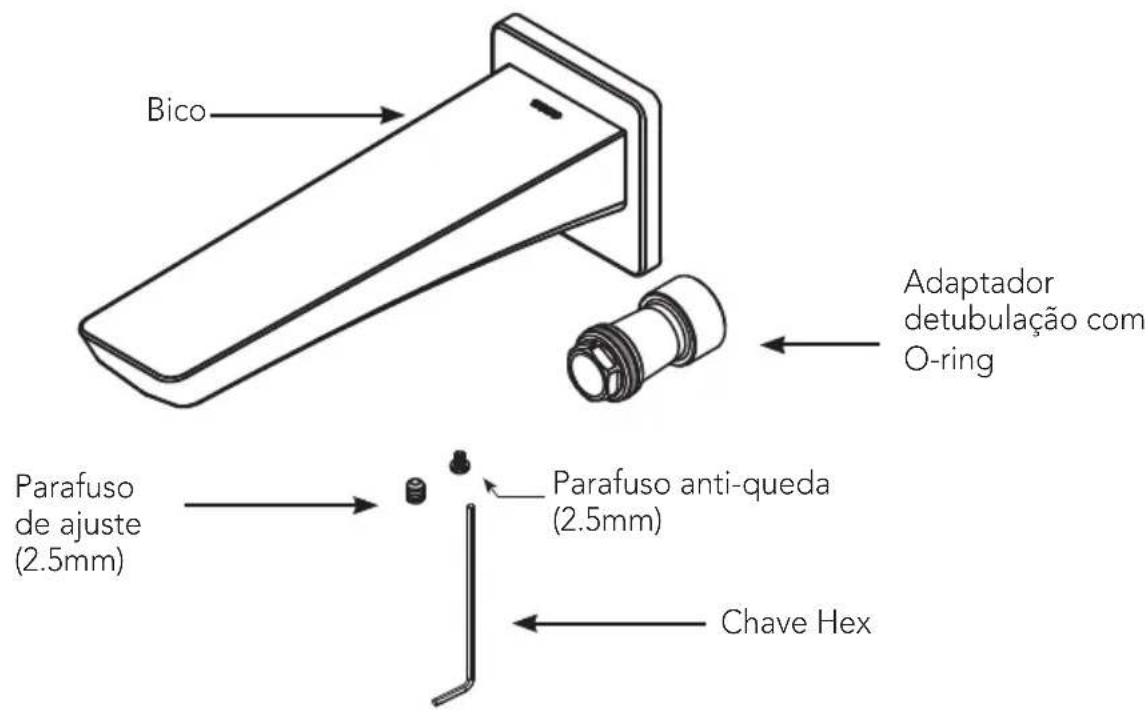 TOTO TBG09001U - PEÇAS INCLUÍDAS - 1
