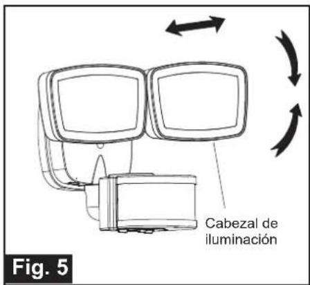 Vaxcel T0701 - Ajuste del cabeza de iluminación: - 2