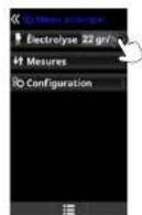 HAYWARD AquaRite Neo pH - 4b. Menu électrolyse / hydrolyse - 2