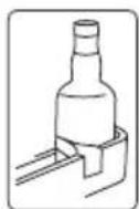 SHARP SJFTB01ITXWDEU - Der Flaschenhalter (bei einigen Modellen) - 1