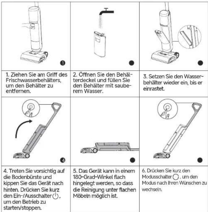 DREAME H15 Pro Heat - Reinigung wird gestartet - 1