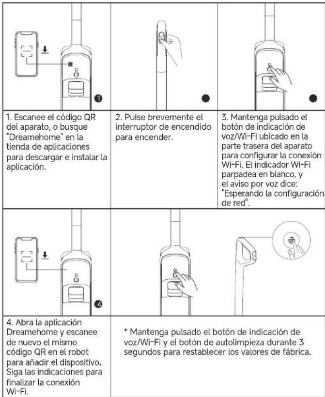 DREAME H15 Pro Heat - Conexión con la aplicación Dreamehome - 1