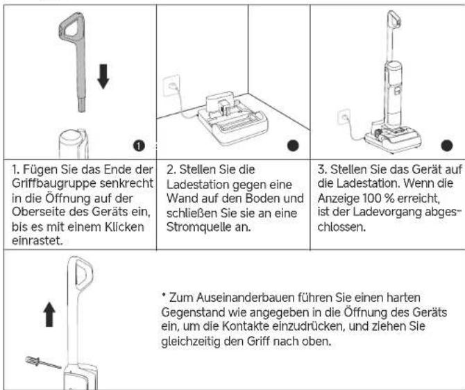 DREAME H15 Pro Heat - Installation und Aufladen - 1