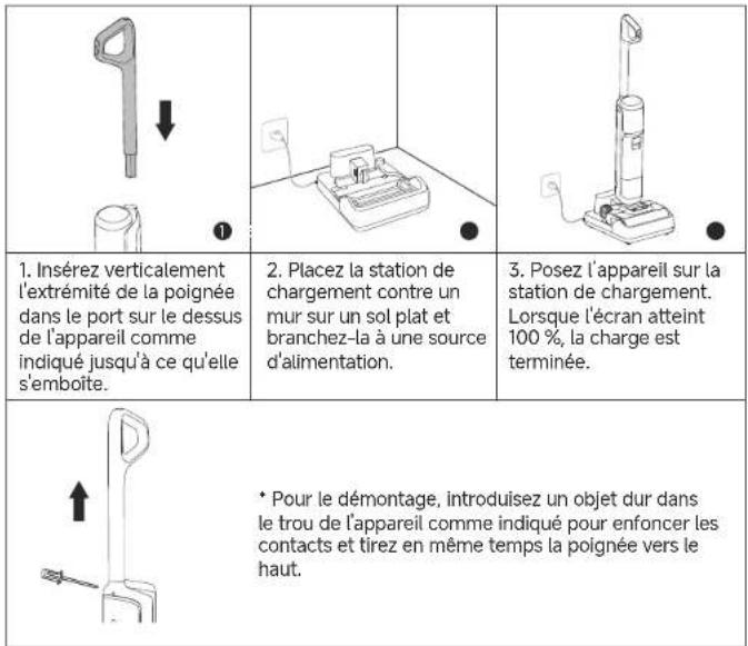 DREAME H15 Pro Heat - Installation et chargement - 1