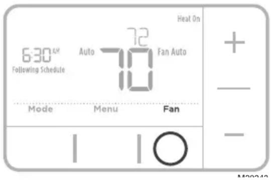 ProSelect PSTSP11AWH - Réglages pour le fonctionnement du ventilateur - 1