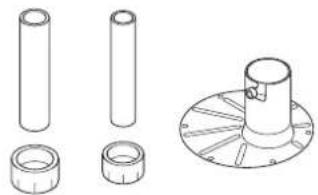 Duravit Cape Cod - Accessoires optionnels (non fournis) - 1