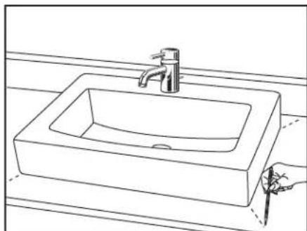 American Standard Townsend 0329001 - Installation du comptoir : - 4