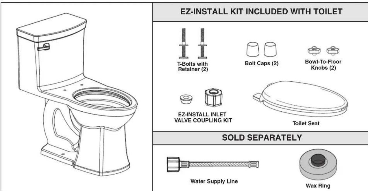 American Standard Townsend VorMax 2922A104 - 2922A Series - 2
