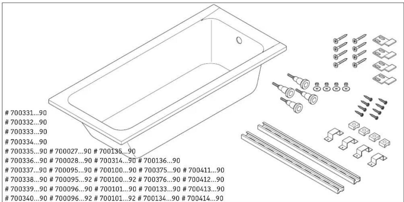 Duravit Starck 700339000000090 - Les produits sont conformes aux codes suivants : - 2