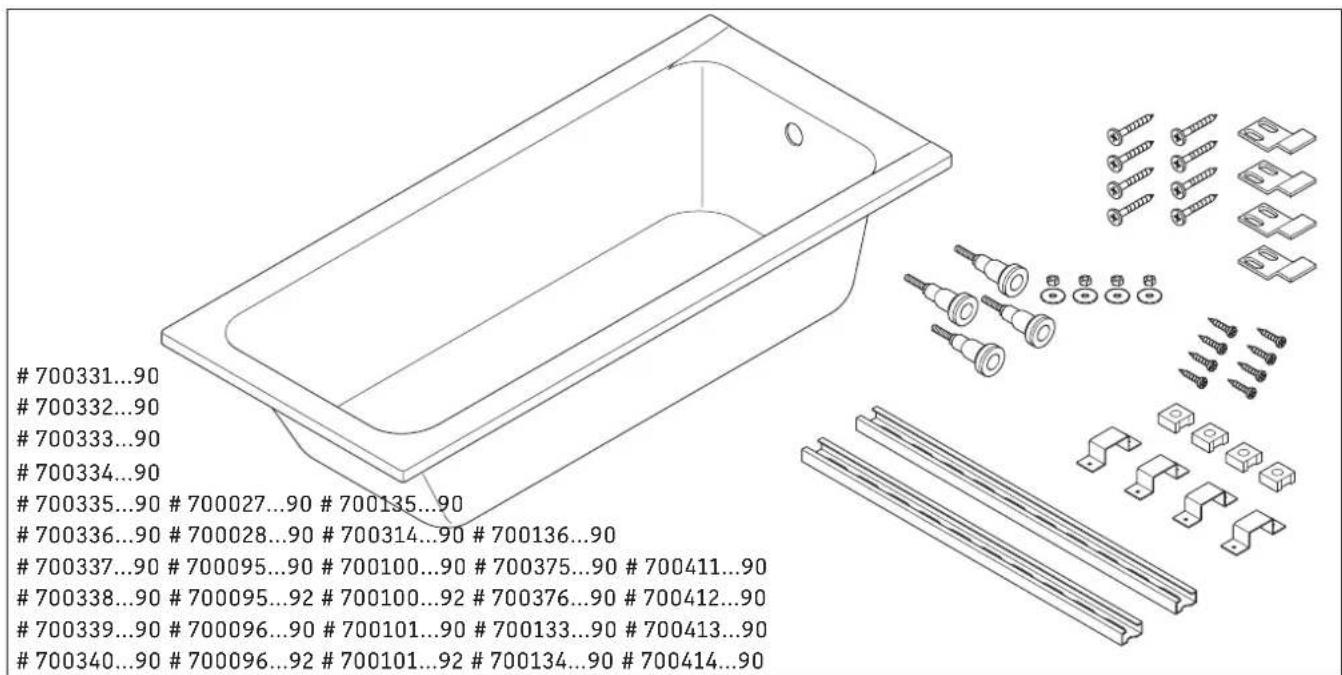 Duravit Starck 700339000000090 - Products are in compliance with the following standards: - 1