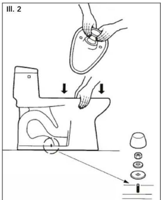 TOTO Promenade II MS814224CUF - PROCEDURE D'INSTALLATION - 2