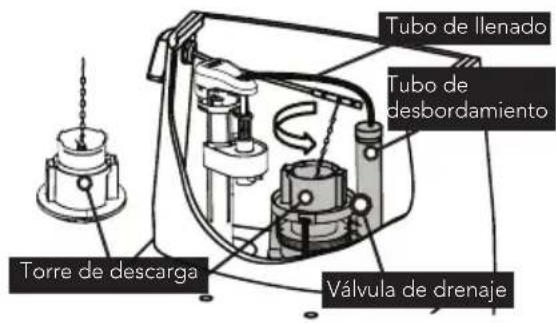 TOTO Promenade II MS814224CUF - Sustitución de la valvula de drenaje - 1