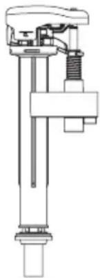 TOTO Promenade II MS814224CUF - Water Level Adjustment - 3