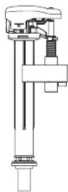 TOTO Promenade II MS814224CUF - Ajuste del nivel del agua - 3