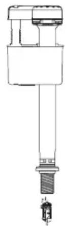 TOTO Promenade II MS814224CUF - Water Level Adjustment - 1