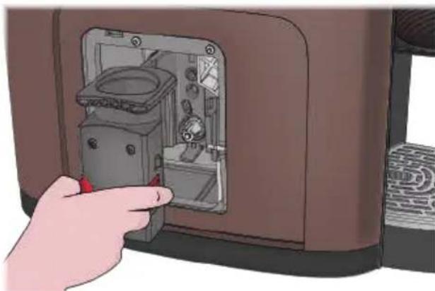 Lavazza Assoluta - Nettoyage du groupe d'infusion café - 2