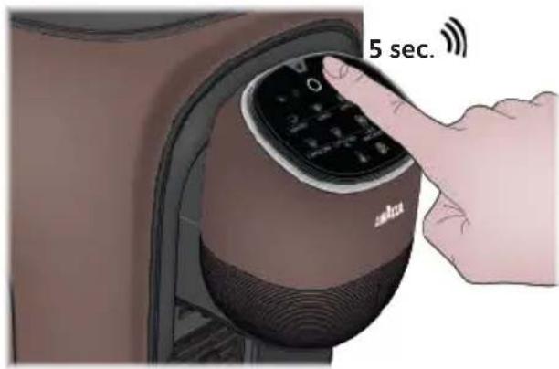 Lavazza Assoluta - COMMUTATION DE LA ConnEXION WI-FI VERS BLUETHOOTH - 1