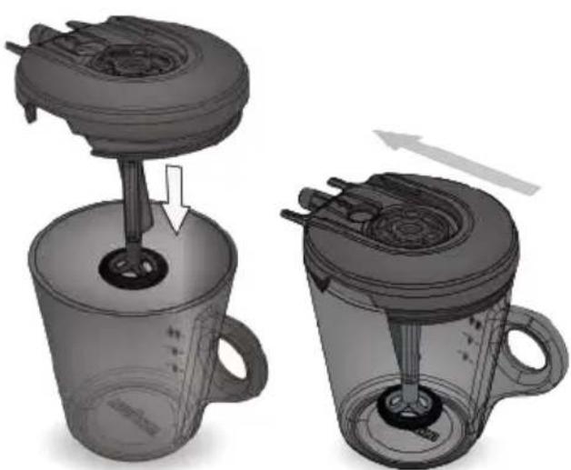 Lavazza Assoluta - Nettoyage du groupe mousseur à lait - 5