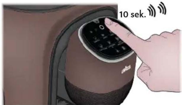 Lavazza Assoluta - RESET DER WI-FI-ANMELDEDATEN - 1