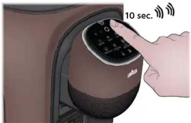 Lavazza Assoluta - RESETTING WI-FI CREDENTIALS - 1