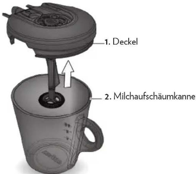 Lavazza Assoluta - Reinigung des Milchaufschäumkanne - 1