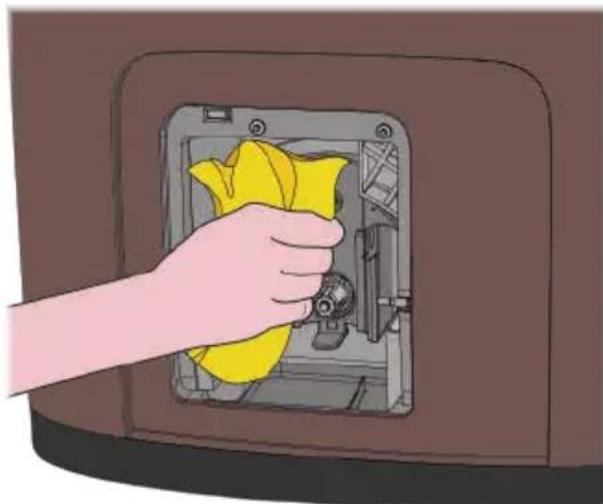 Lavazza Assoluta - CLEANING COFFEE POWDER OUTLET - 6