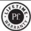 Pfister LG15407C - Limitations and Exclusions: - 1