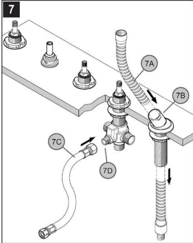 Pfister LG15407C - SPRAY BASE HOLDER INSTALLATION - 1