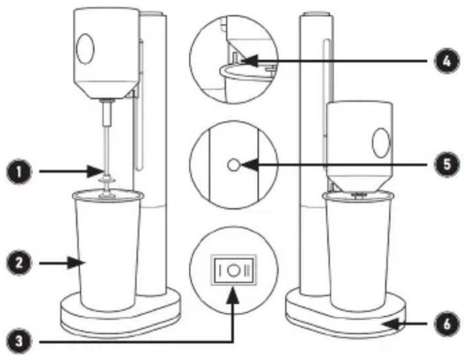 Arendo DrinkMixer 307767 - Dettagli del prodotto - 1