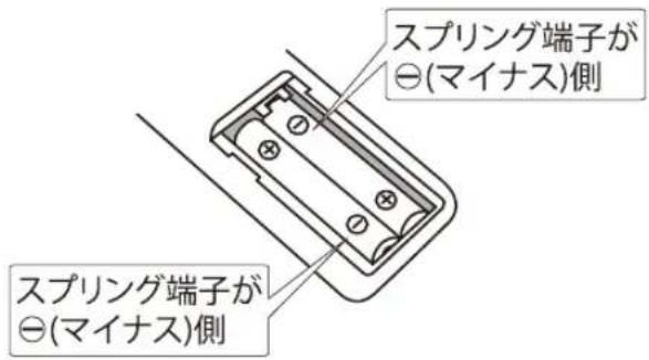 Qriom QRMK50U - 電池の入れかた - 2
