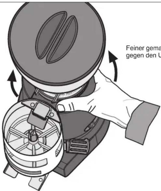 Ceado Leon 700D - EINSTELLUNG ZUM MAHLEN DES KAFFEES - 2