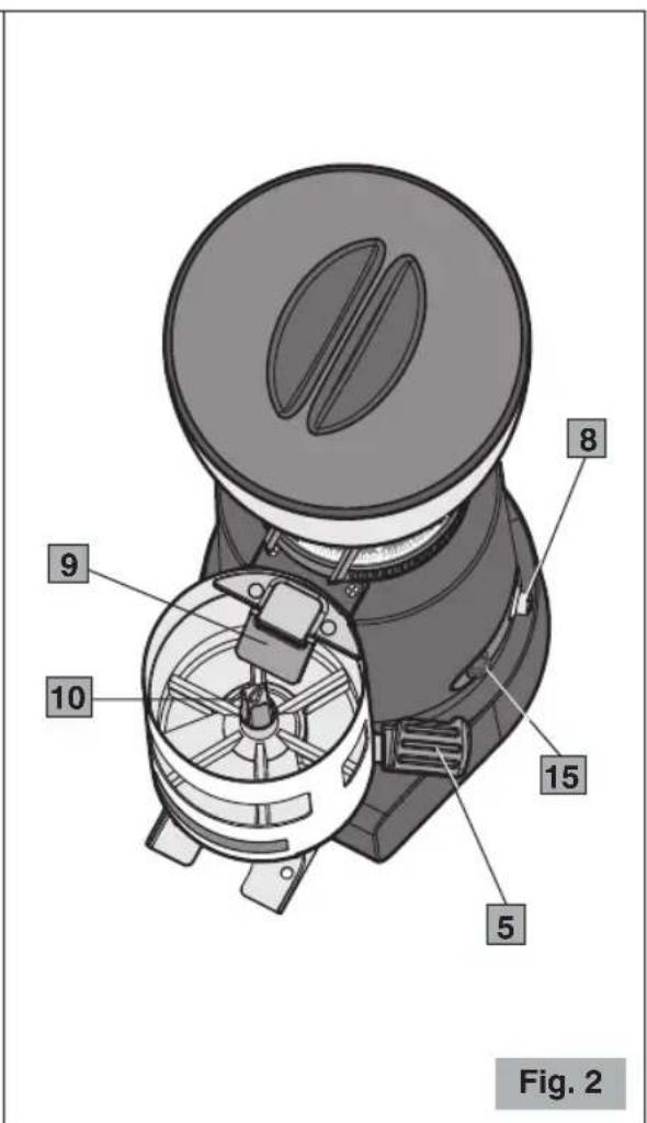 Ceado Leon 700D - Componenti principali (Fig. 1, Fig. 2, Fig. 3, Fig. 4) - 2