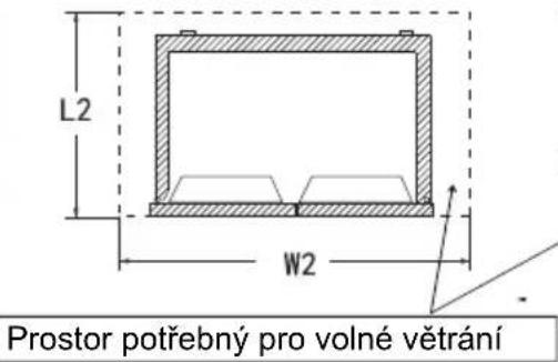 TCL RP503SXE0UK - Tuto chladnicku nelze použit jako vestavěné zařizení. - 2