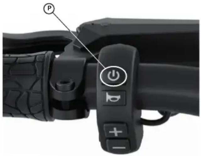 EGRET X Prime - Switching the scooter on and off - 1