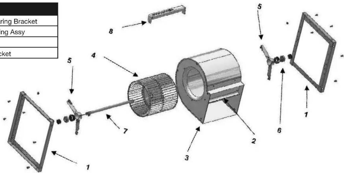 Canarm 936 - FIGURE 8: EXPLODED VIEW (800 SERIES) - 1