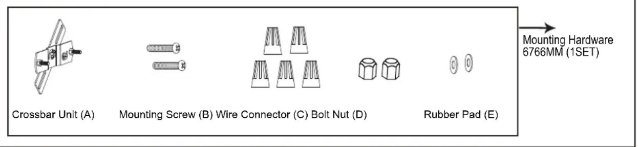 Vaxcel Wellington T0738 - The following parts are available for reorder if damaged or missing. - 1