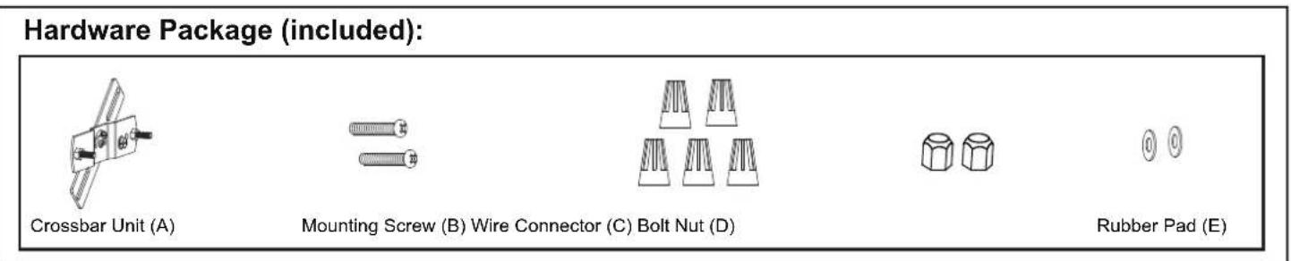 Vaxcel Wellington T0738 - ASSEMBLY AND INSTALLATION INSTRUCTIONS - 1