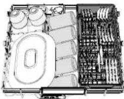 WHIRLPOOL W8F HS61W - OPVOUWBARE KLEPPEN MET VERSTELBARE STAND - 1