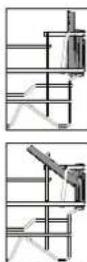 WHIRLPOOL W8F HS61W - OPVOUWBARE KLEPPEN MET VERSTELBARE STAND - 2