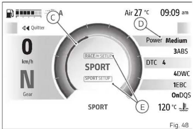 DUCATI Panigale V2 (2026) - Changement de Riding Mode - 2